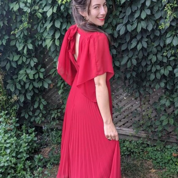 Club Monaco Red Zorbina Dress, Sz 2/4, BNWT - Picture 4 of 12